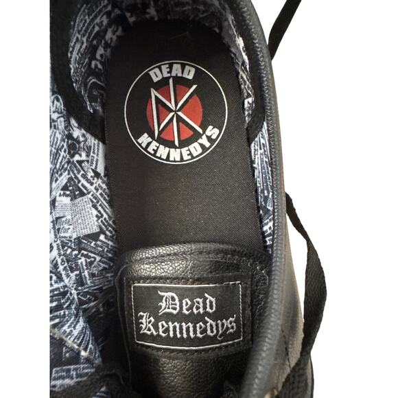 Kingston Union Vegan Shoes The Wino Black/Gum Dead Kennedys Mens Size 8 - Picture 7 of 8